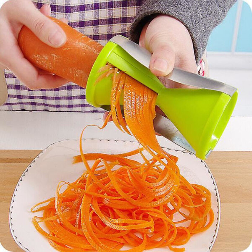 Grønnsakskutter - Multifunksjonell manuell spiralizer spaghetti for