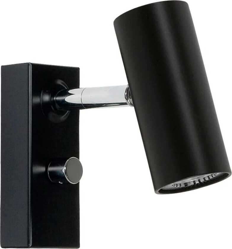 Cato vegglampe fast installasjon Matt svart