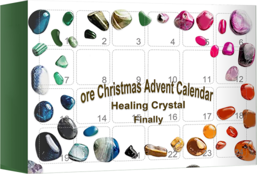 24 Dagers Julekalender Leke for Barn Mineral Gaveboksleker Julemalm Leke for Skole Sovesal