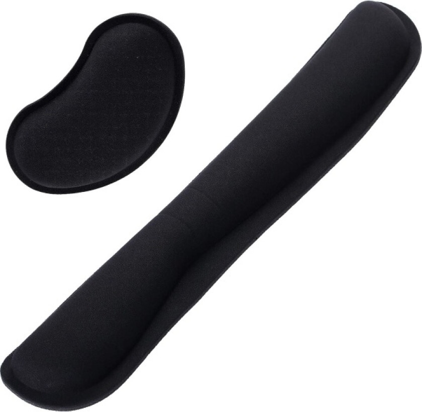 Håndleddstøtte for tastatur og gel-håndleddstøtte for mus, ergonomisk håndleddstøtte