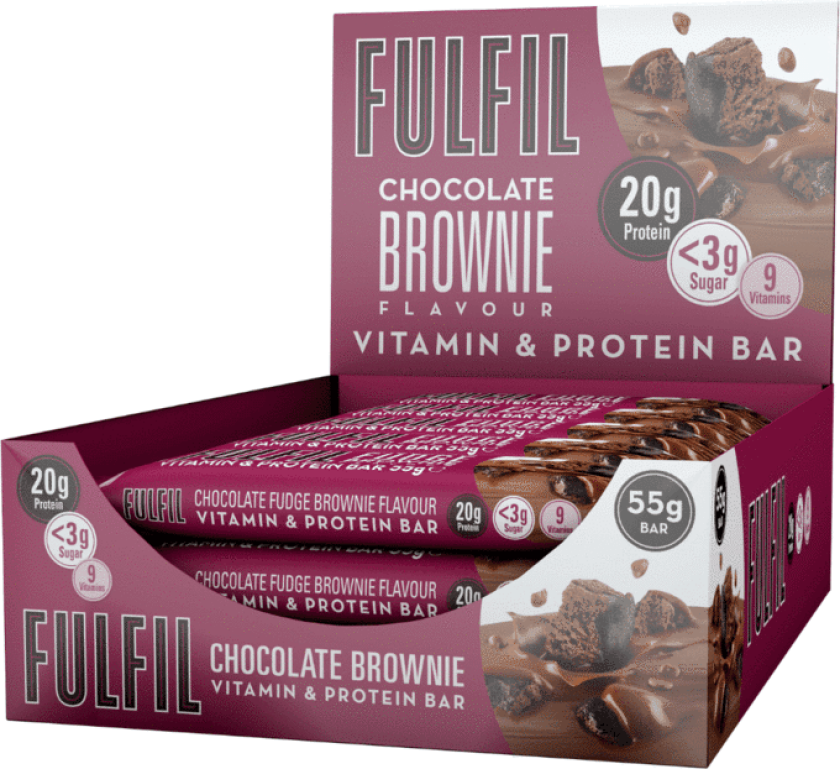 FULFIL Proteinbar Chocolate Brownie 15-pack - 15 x 55 g - 0 Kg