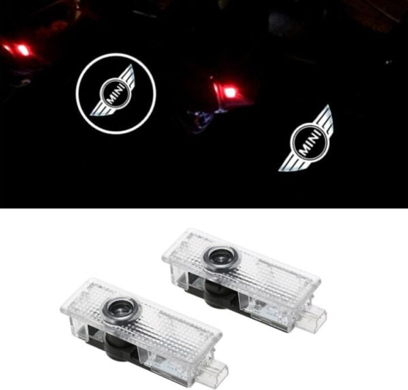 2 stk. er gjeldende for mini mini cooper velkomstlys, pr