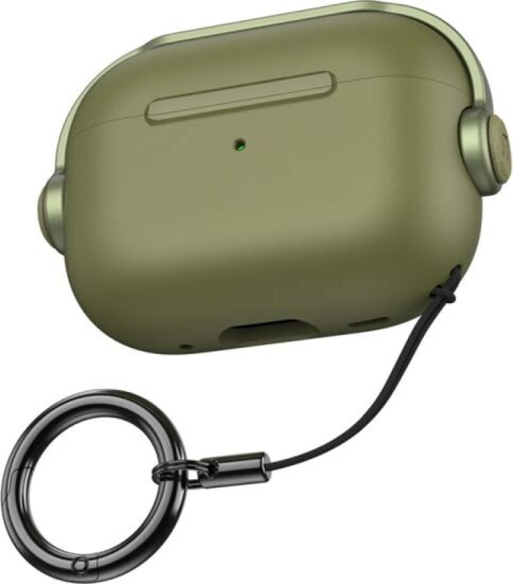 IC AirPods 1/2 etui - Deksel / Beskyttelse - Låsbar Grønn airpods 1/2