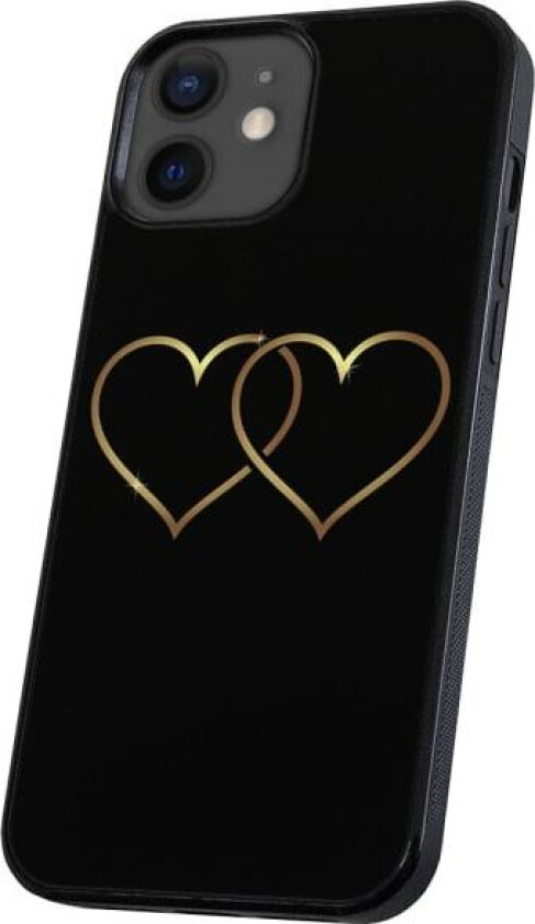 iPhone 11 - Deksel/Mobildeksel Double Hearts Multicolor