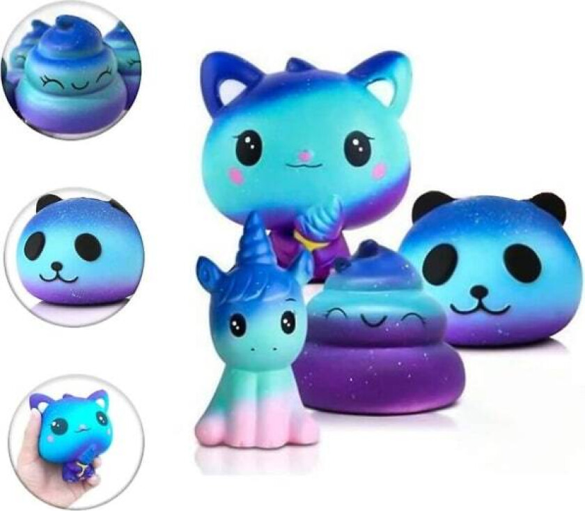 Jumbo Squishies Slow Rising Toys Galaxy Starry Packs Squeeze Toys