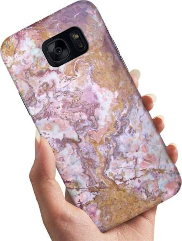 Samsung Galaxy S7 - Deksel/Mobildeksel Marmor Multicolor