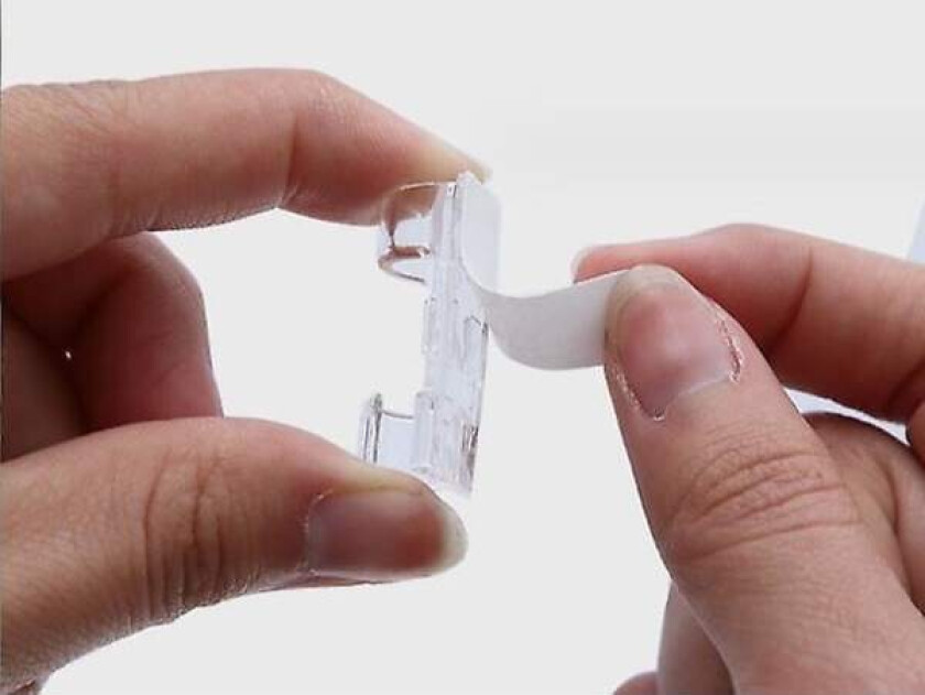 80 pakker (gjennomsiktig) selvklebende kabelklips, kabelholder, XIAOXI kabelhåndtering, elektrisk ledningsorganisator for ledning i bil, hjem eller kontor(9mm)