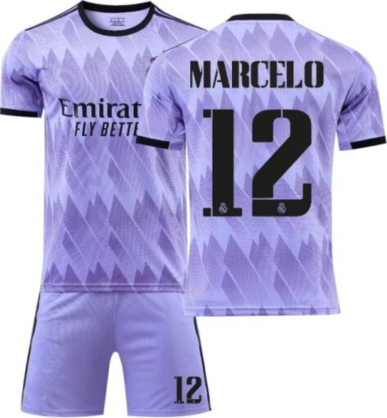 2223 Real Madrid hjemme- og bortedrakt nr. 7 Mbappe drakt 9 Benzema nr. 10 utenlandsk handel fotballuniformsett K No.12 28