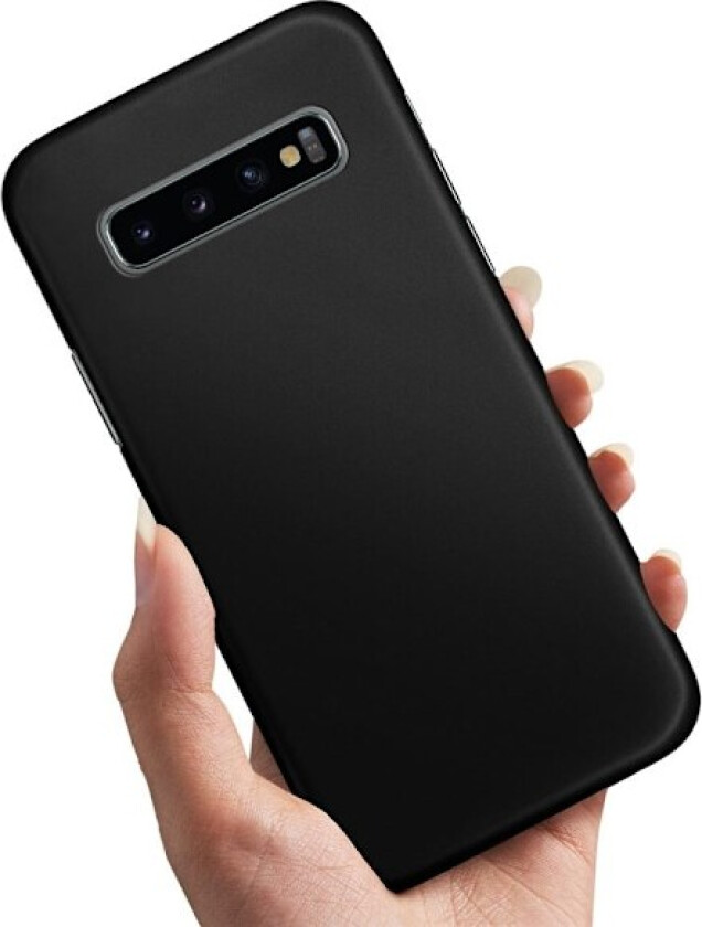 Samsung Galaxy S10 Plus - Deksel/Mobildeksel Svart Black