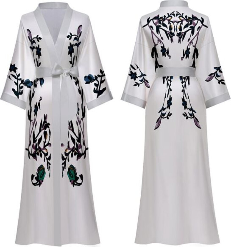 Satin Pyjamas Kvinners Luksus Is Silke Kule Pyjamas Badekåpe