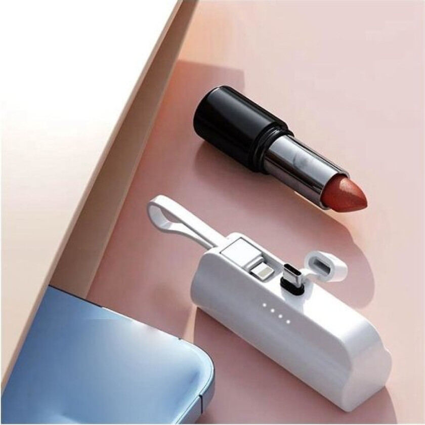 5000mah innebygd kabel Power Bank bærbar lader for Mix Fold Iphone14 Backup Power Bank B-type-c