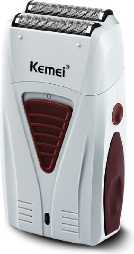 Kemei TS-1 17235 Pro Folie Lithium Titan Folie Barbermaskin, Ledning/Ledningsfri, Glatt Barbering Ledningsfri Barbermaskin med Lader, Grå