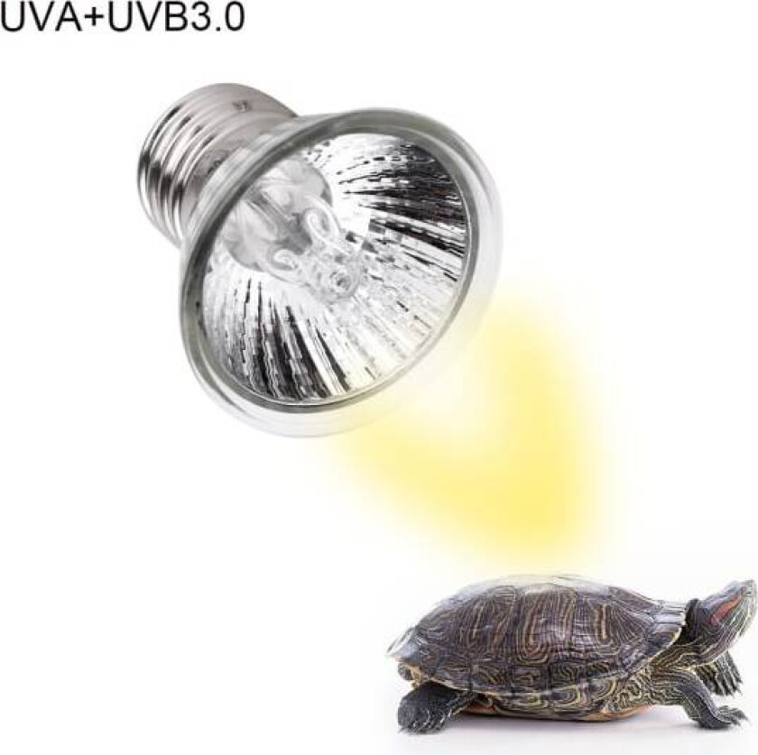 50W/220V Uva+uvb reptil lyspære skilpadde sol UV lyspære varme