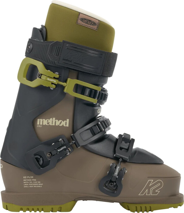 Alpine Freestyle Boots Method Pro 23/24, alpinstøvel, herre Brown/Black/Green