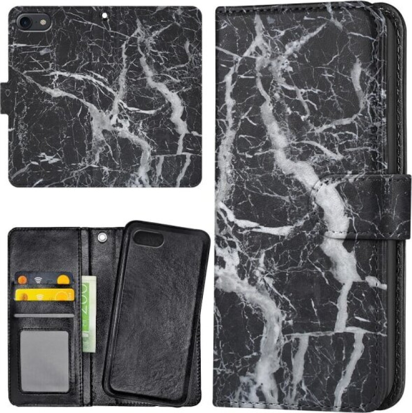 iPhone 6/6s Plus - Lommebok Deksel Marmor