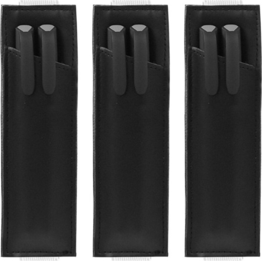 Penholder, pennal, lærtilbehør, elastisk, sort