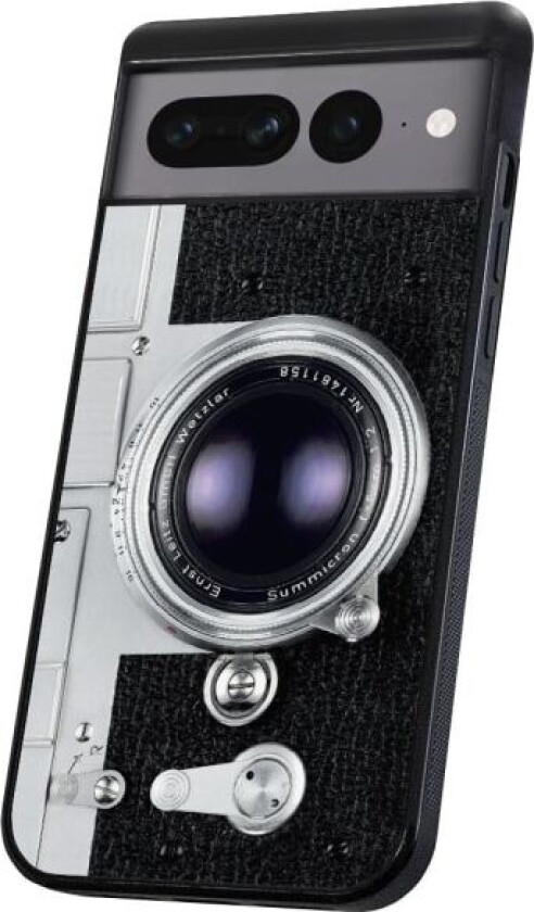 Google Pixel 7 Pro - Deksel/Mobildeksel Retro Kamera