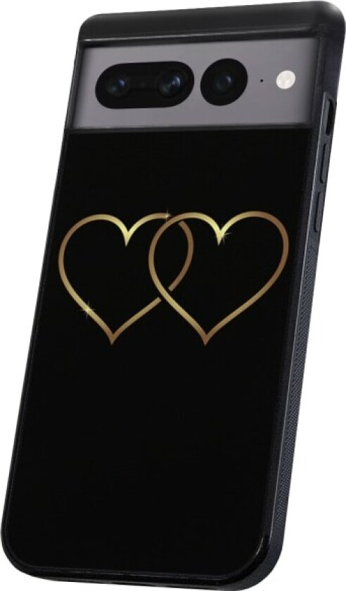 Google Pixel 8A - Deksel/Mobildeksel Double Hearts