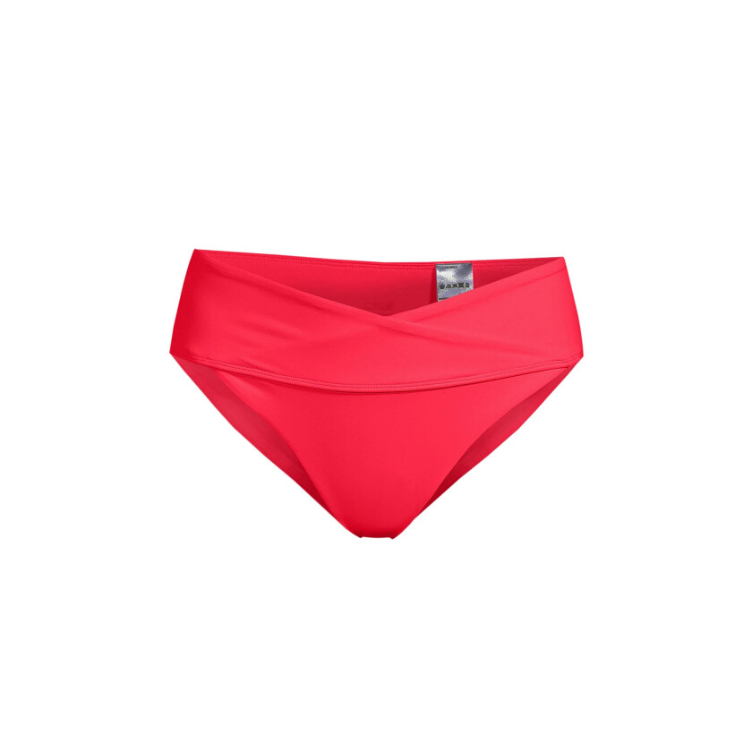 High Waist Wrap Bikini Brief, bikinitruse, dame Summer Red