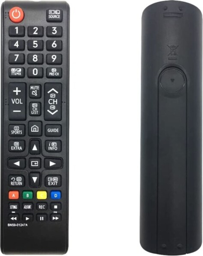 Samsung BN59-01247A fjernkontroll erstatning for Samsung Smart TV, Universal Samsung fjernkontroll for Samsung TV BN59-01247A