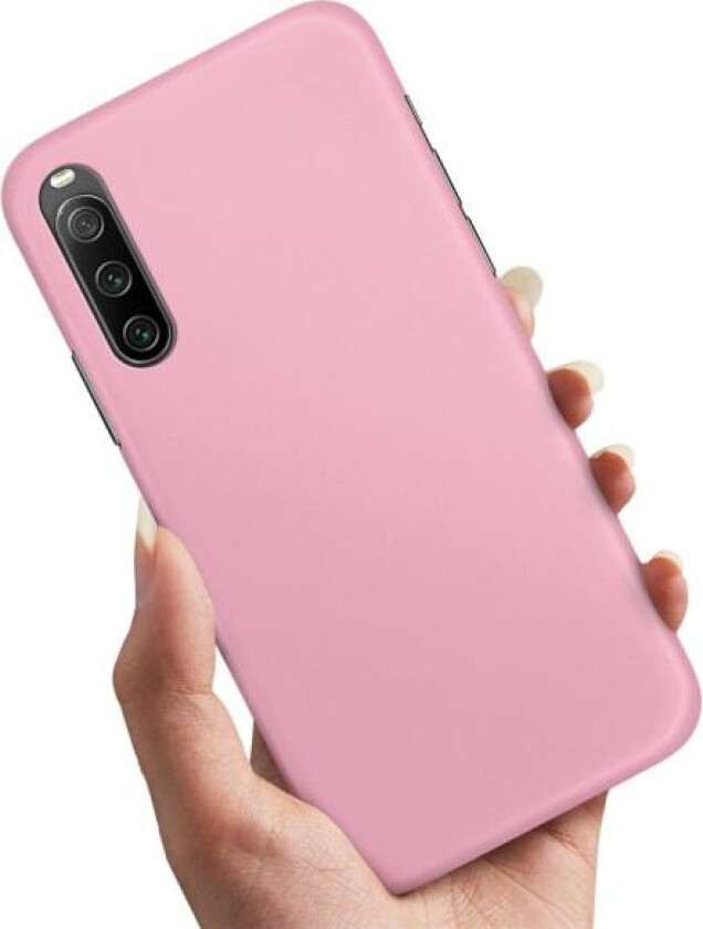 Sony Xperia 10 IV - Deksel/Mobildeksel Lyserosa
