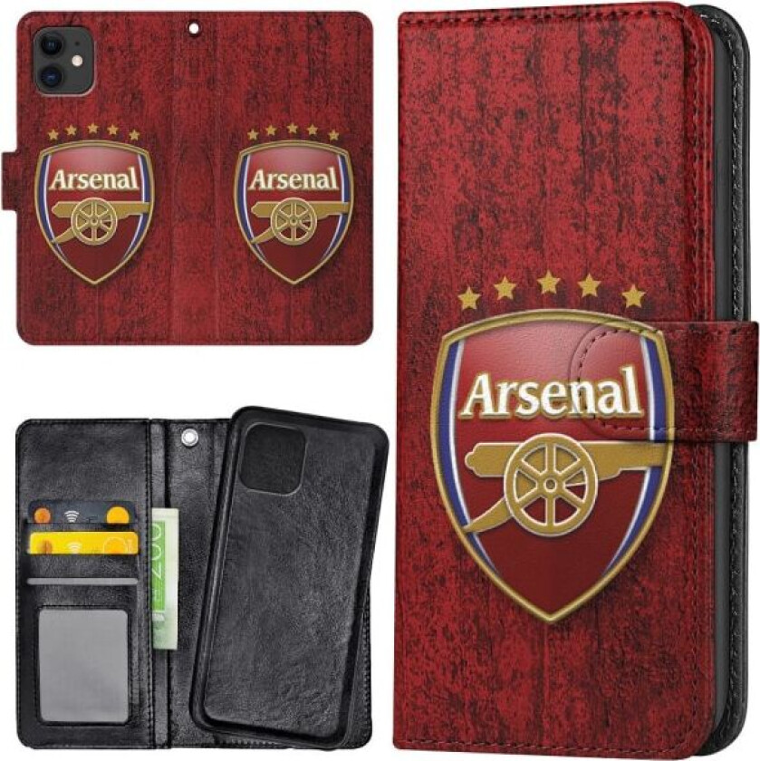 iPhone 11 - Lommebok Deksel Arsenal