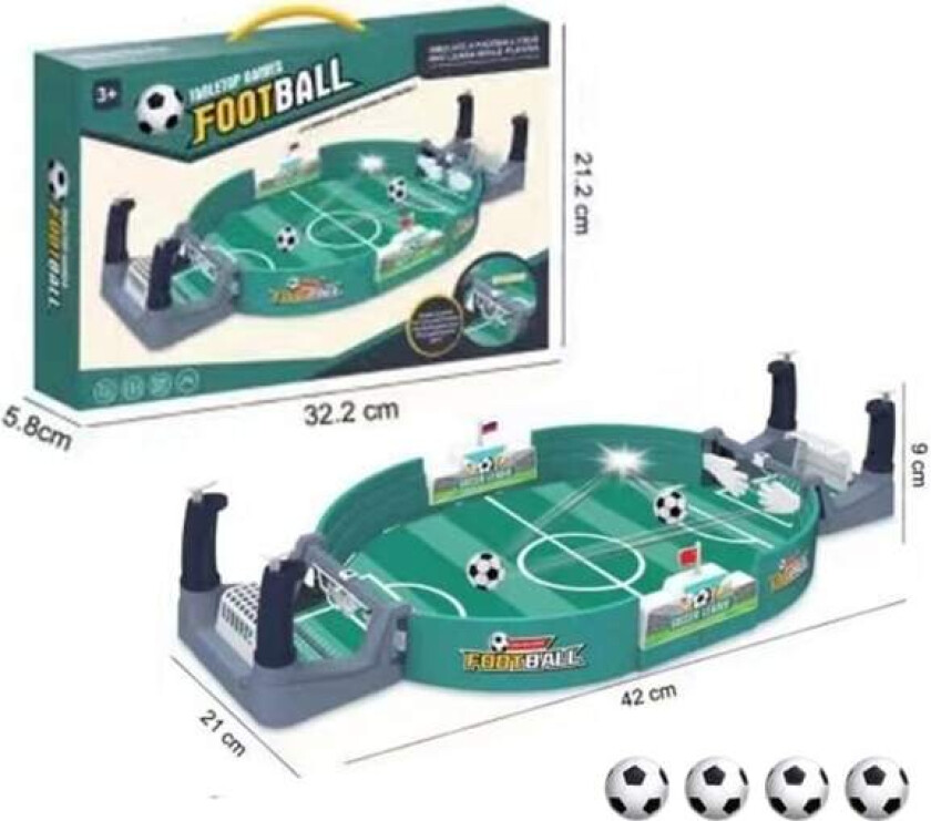 Bordfotballspill, universelt fotballbord, interaktivt leketøy, blått B