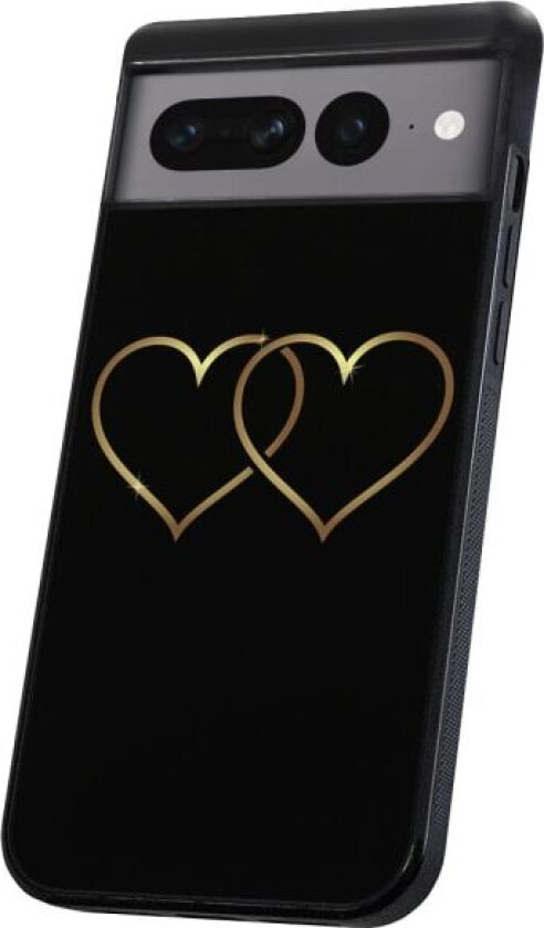 Google Pixel 7 Pro - Deksel/Mobildeksel Double Hearts