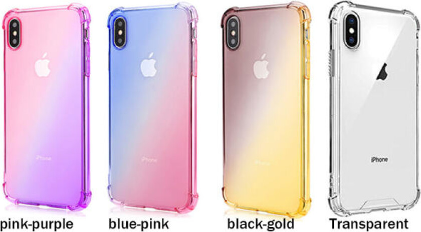 iPhone XS Max - Kraftig beskyttelsesdeksel fra Floveme Transparent/Genomskinlig