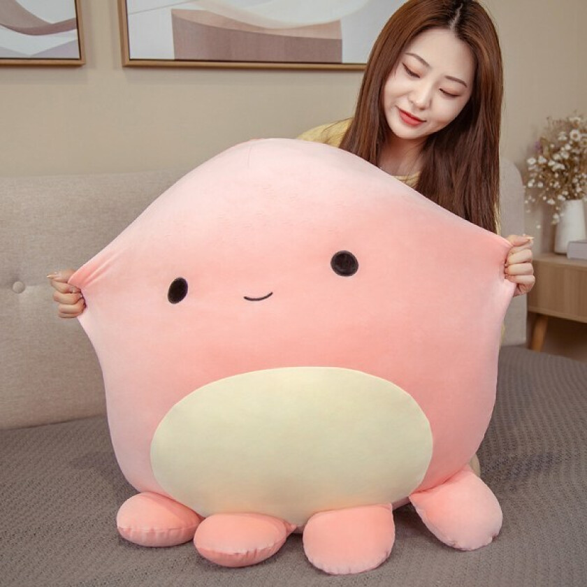 45cm Blekksprut Plysjleke Ultramyk Fylt Dyr Pledd Gave