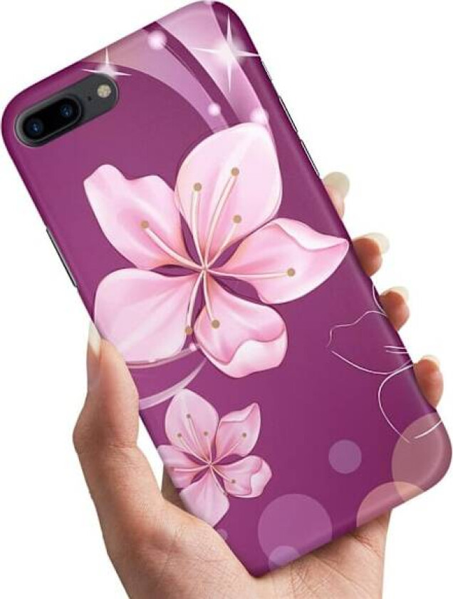 iPhone 7/8 Plus - Deksel/Mobildeksel Hvit Blomst