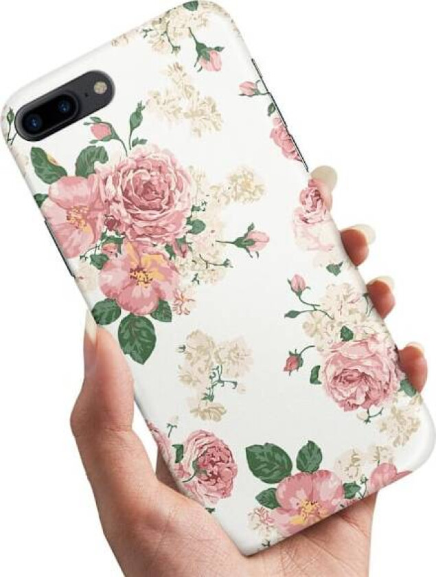 iPhone 7/8 Plus - Deksel/Mobildeksel Retro Blomster