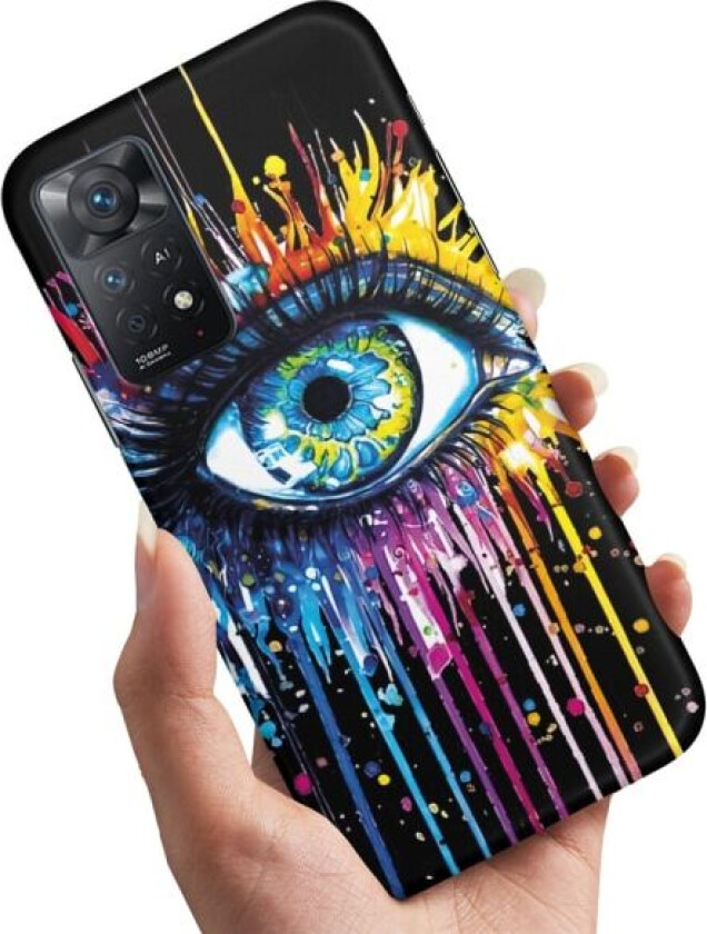 Xiaomi Redmi Note 11 - Deksel/Mobildeksel Rennende Øye