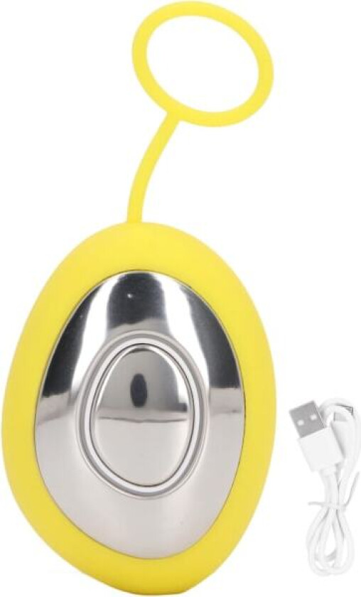 Søvn hjelpemiddel, Calm Palm søvnhjelp USB-lading mikrostrøm holder søvninstrument, sovehjelpemiddel for voksne stressavlastning (gul) Yellow