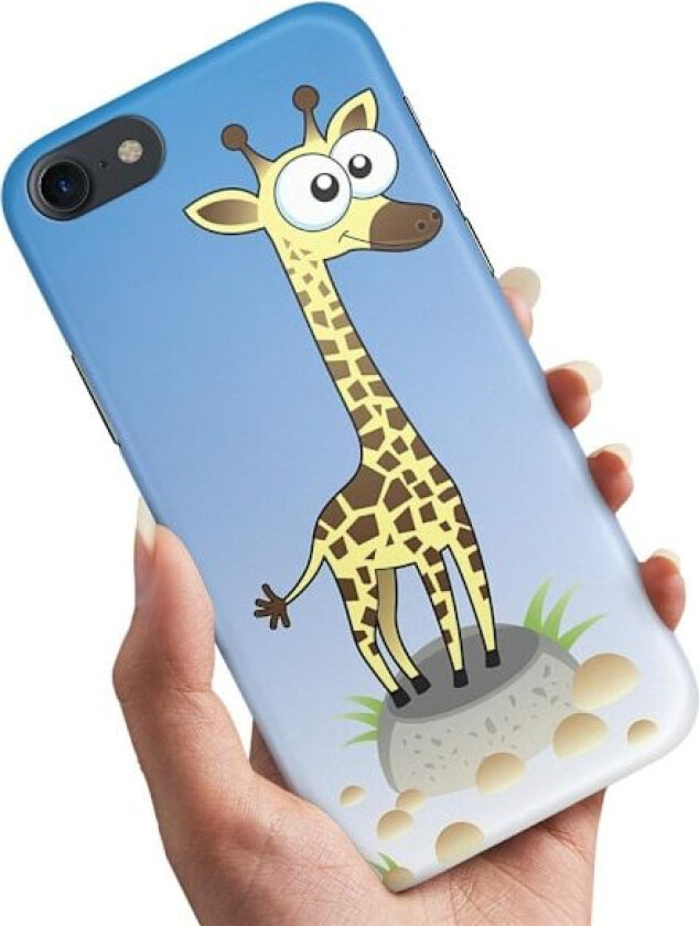 iPhone 7/8/SE - Deksel/Mobildeksel Tegnet Giraff