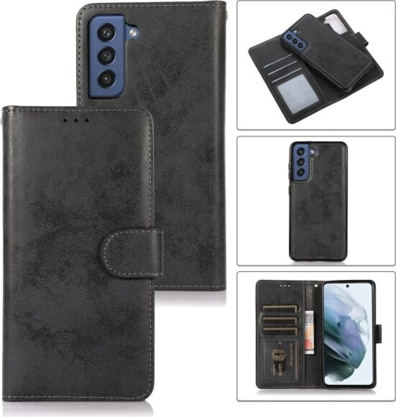 Samsung Galaxy S23 FE - Kortholder Lommebok Flipdeksel Svart