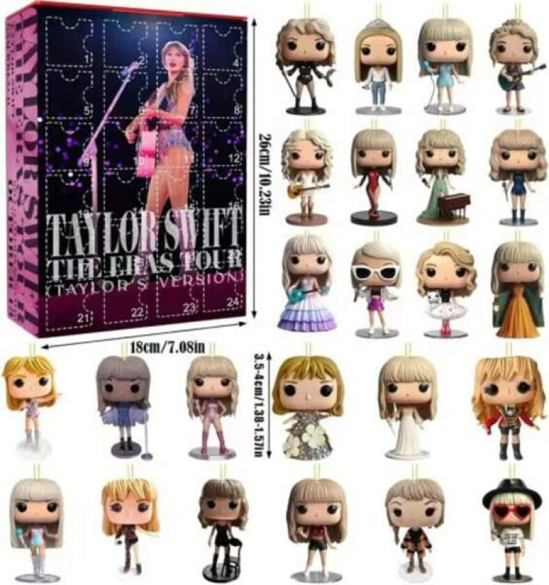 Taylors julekalender Taylor Swift julegave 24-dagers nedtelling blindboks E