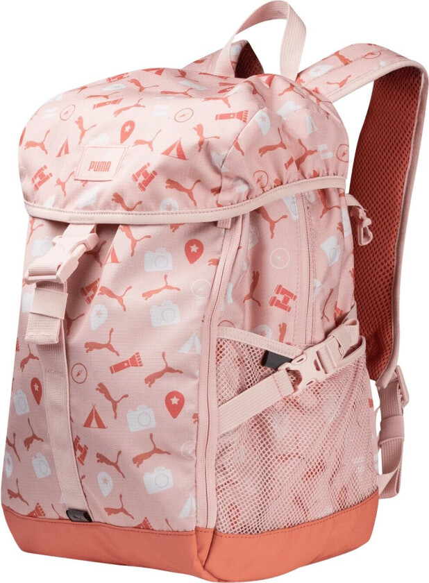 PUMA Mini Adventure Backpack, skolesekk Rose Dust-AOP