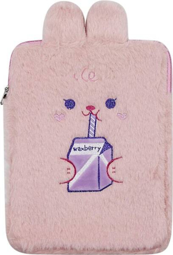 9-11 tommers plysj søt kanin laptop ermet veske Ipad beskyttende etui nettbrett deksel bærbar oppbevaringsveske for kvinner jenter