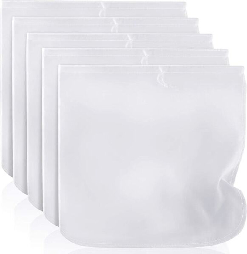 Nøttemelkposer, Nøttemelkposer Passerende Kluter Gjenbrukbare, Nylon Material Osteklut, Osteklut For Filtrering Av Nøttemelk, Kaffe, 160 Mesh, 25*30cm