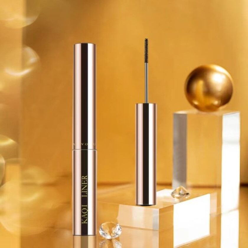 Mascara for lengde og fiber, naturlig, smudgeproof - Svart