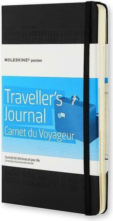 Moleskine Stor Reisejournal Notatbok Notisblokk Harddekket 21 x 13 cm (FMY)