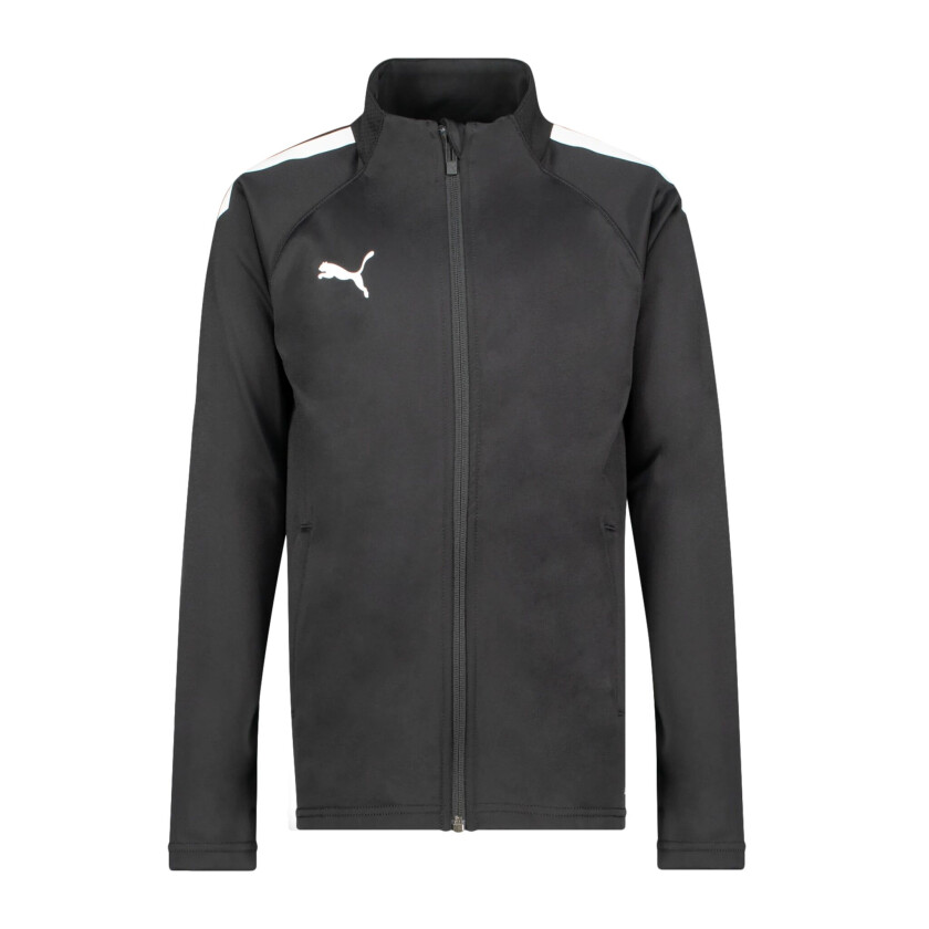 Teamliga Training Jacket Jr, treningsjakke junior  Black- Whit