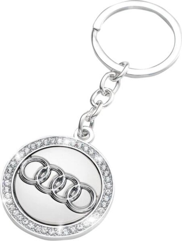 Audi nøkkelring bil logo nøkkelring diamant tilbehør egnet for