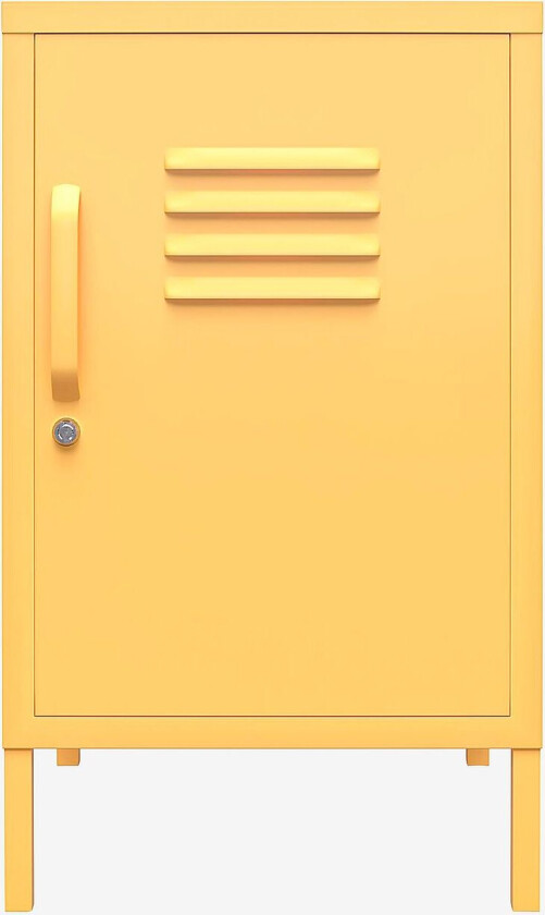 Sidebord Cache Metal Locker, Gul