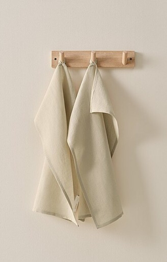 LINA kjøkkenhåndkle laget av linblanding 2-pakke