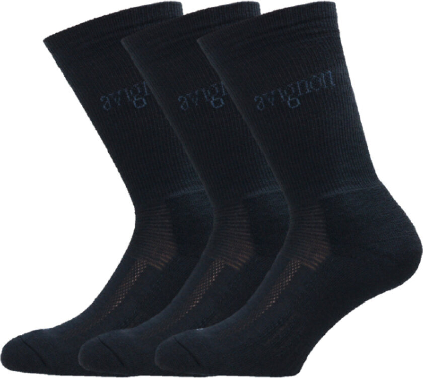 Terry Wool 3-Pack Basic Black