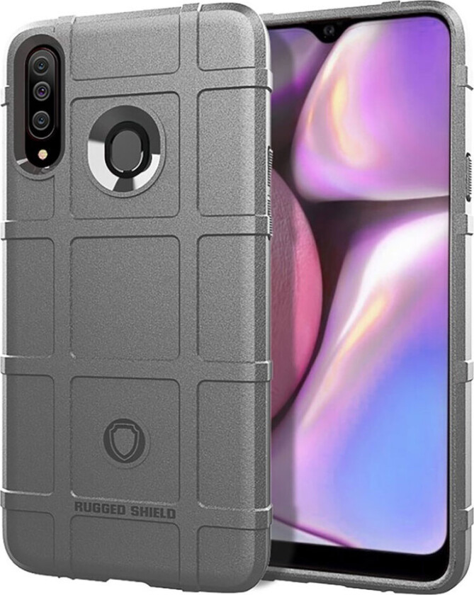 Rugged Shield Samsung Galaxy A20s deksel - Grå