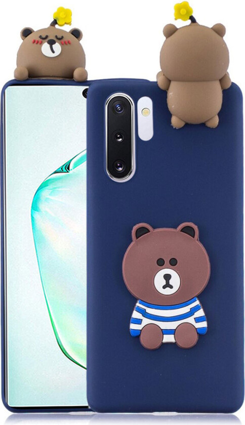 Cute 3D Samsung Galax Note 10 Pro deksel - Bedårende bjørn