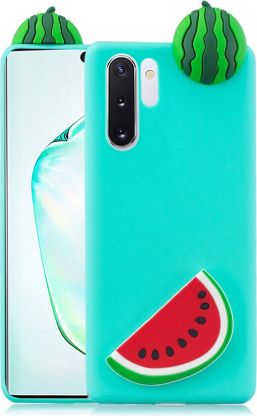 Cute 3D Samsung Galax Note 10 Pro deksel - Vannmelon